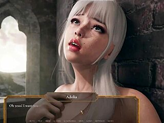 Fucking hot in the castle tower with cumshot on big tits 😍