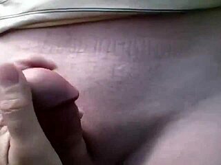 sexy milf frina jerks off young guy outdoors