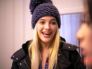 Lesbians enjoy tribbing and fingering in a scissoring scene