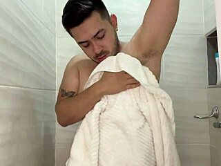 He fucks me hard in the ass bareback after the shower.