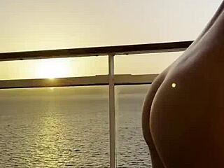 Monika Fox Squirting Wild on a Cruise Ship Deck?