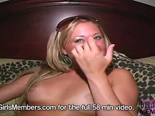 Blonde's Emotional Pussy Show