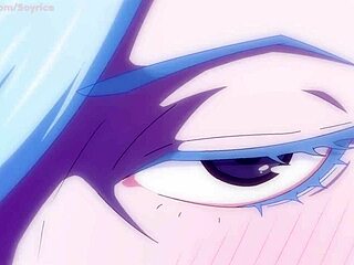 Mei mei gives a skilled blowjob to a well-endowed guy in outdoor hentai anime