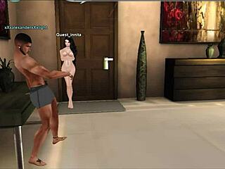 Imvu Sex with Alexander Light XXX at His House