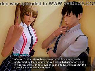 exploring the academy in this fun anime game adventure