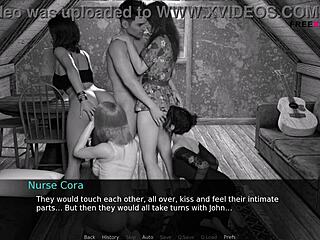 hey, check dusklight manor’s wild vampire group scene with nurse cora!