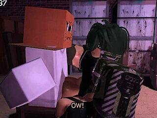 Tied Femboy Dominated By Big Cock In Hentai