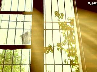 Farmer twink boldly sucks and jerks cock on ranch