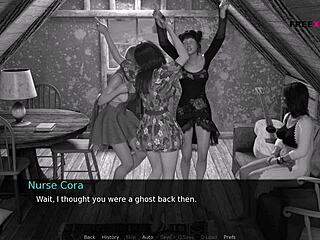 hey, check dusklight manor’s wild vampire group scene with nurse cora!