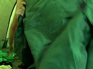 Colombian couple fucks hard in tent