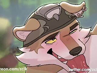 fortnite furry gets his ass fucked by monster cock. can he take it all?