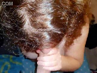 feeling the intense pleasure of an amateur cumshot