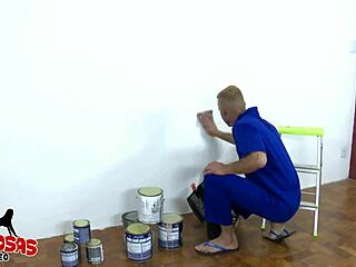 Tarada Por Pedreiro Suado Choking And Fucking In Lingerie