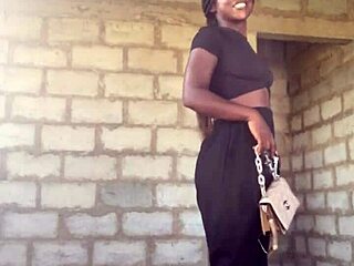 Crazy bitch asks, 'Want my striptease for fans?'