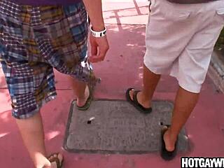 Hey, wanna see this cute twink get paid for action?