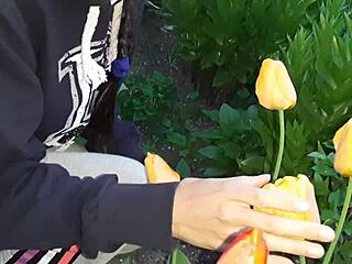 Girls fly orgasm amateur video with muff diving and licking