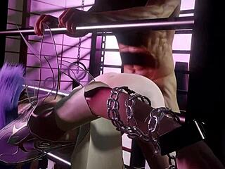 3D Cosplay Asian Model's First BDSM Sex Experience!