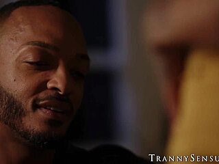 Hey, watch Rubi Maxim ride BBC in wild tranny action!