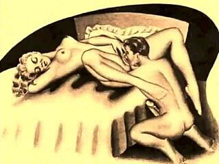 Vintage Erotic Cartoon Drawings