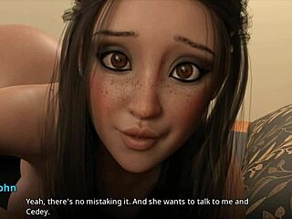 Racheal Doesn't Mind Seeing John's Big Cock