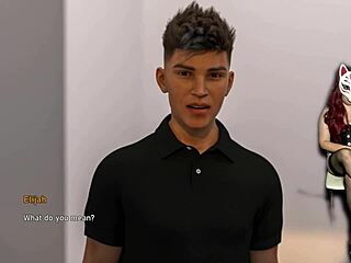 in steps of debauchery 46, she's roleplaying in see-through stockings