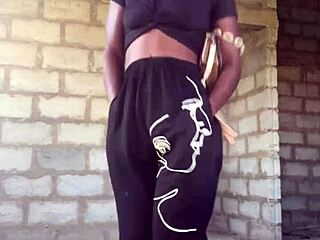 Crazy bitch asks, 'Want my striptease for fans?'