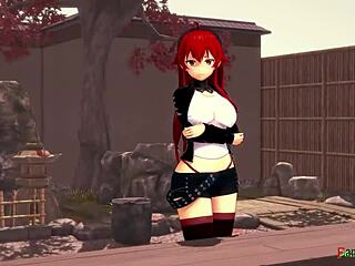 Eris observes Roxy's actions and feels aroused in the full movie