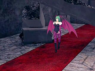 Morrigan hates at first but then gets fucked full in halloween special with sheer fantasy