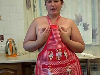 Fat Woman Shoves Cucumbers Deep in Her Hairy Ass