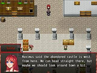 3D porn game with cute ghost girl and harem