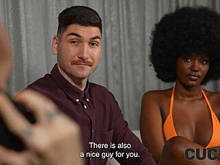 This cuckold group scene spices things up with ebony