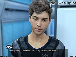 Red Haired Step Sister Bathes In Shower