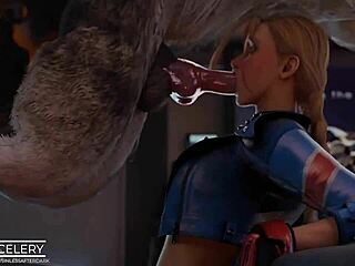 STF Cammy compilation showcases big ass in 3D hentai anime.