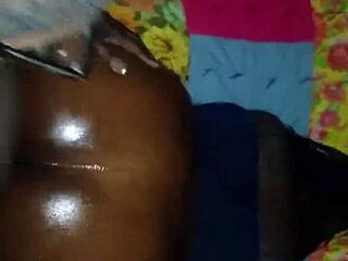 The big wet and oiled scene leads to creamy backshots in this intense encounter.