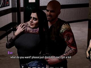 Rough blowjob in public toilet!