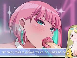 Zoey uncovers secrets in the nightclub in this hentai game