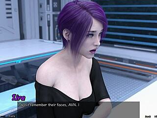 Emo girl opens up in Stranded in Space 78, sharing her big tits and teen secrets