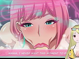 Zoey uncovers secrets in the nightclub in this hentai game