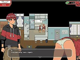 Indian Yoga Teacher In Spooky Milk Life Hentai Game Gets Bukkake