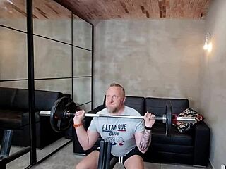 Video for my gay fans workout and shower fun