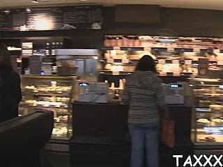 Teen amateur gets nude sucking cock in reality interview