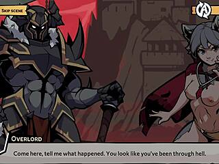 Overlewd game with intense scenes