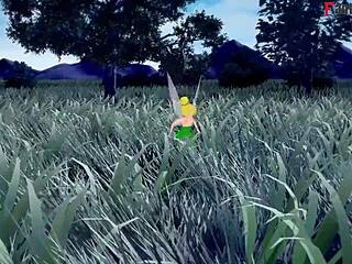 Tinker Bell Grown Up Gets Banged While Watched