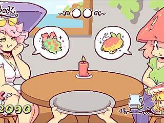 futanari hentai game ep 3 flashes boobs for extra cumshot fun