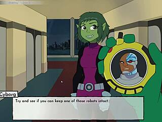 Teen Raven goes on date in 18Titans hentai