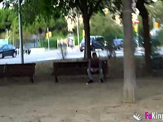 valeria deepthroats old man's monster cock in reality