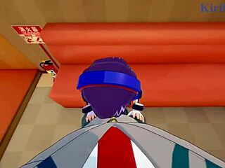 i watch momo yaoyorozu and kyoka jiro in pov hentai from my hero academia