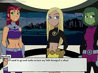 Teen Raven goes on date in 18Titans hentai