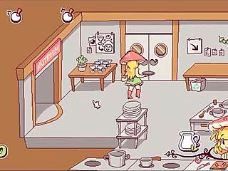 futanari hentai game ep 3 flashes boobs for extra cumshot fun