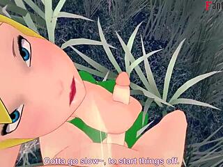 Tinker Bell Grown Up Gets Banged While Watched